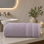 Rovarero, Telo Bagno Sfumatura Colore Struttura Lilla, Viola Lilla