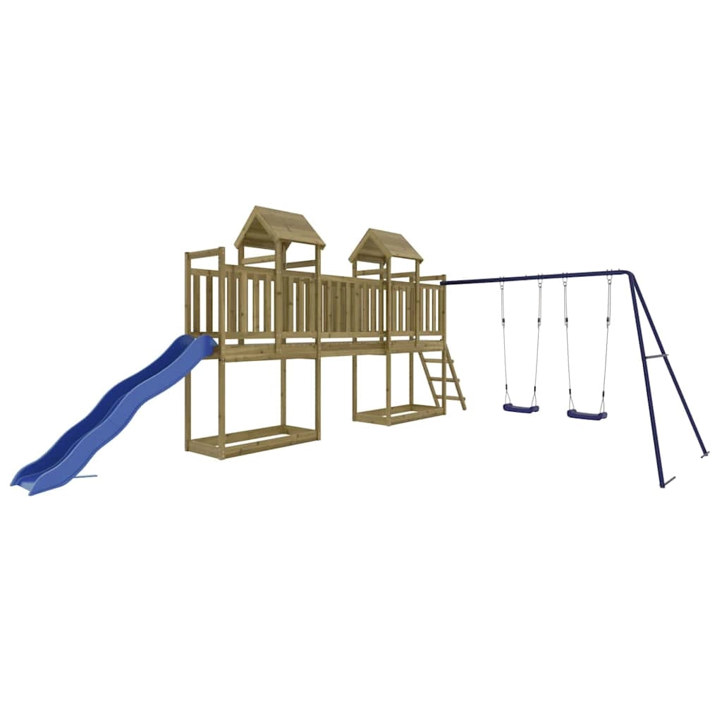 Set da Gioco da Esterno in Legno di Pino Impregnatocod mxl 102649