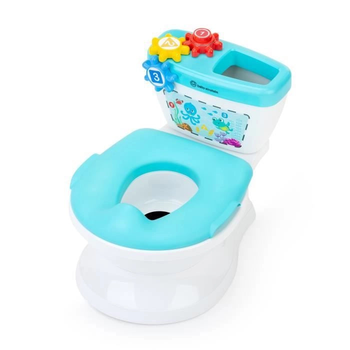 BABY EINSTEIN Riduttore vasino e WC 2 in 1, Innovativo sistema per usare il vasino, Scarico con musica