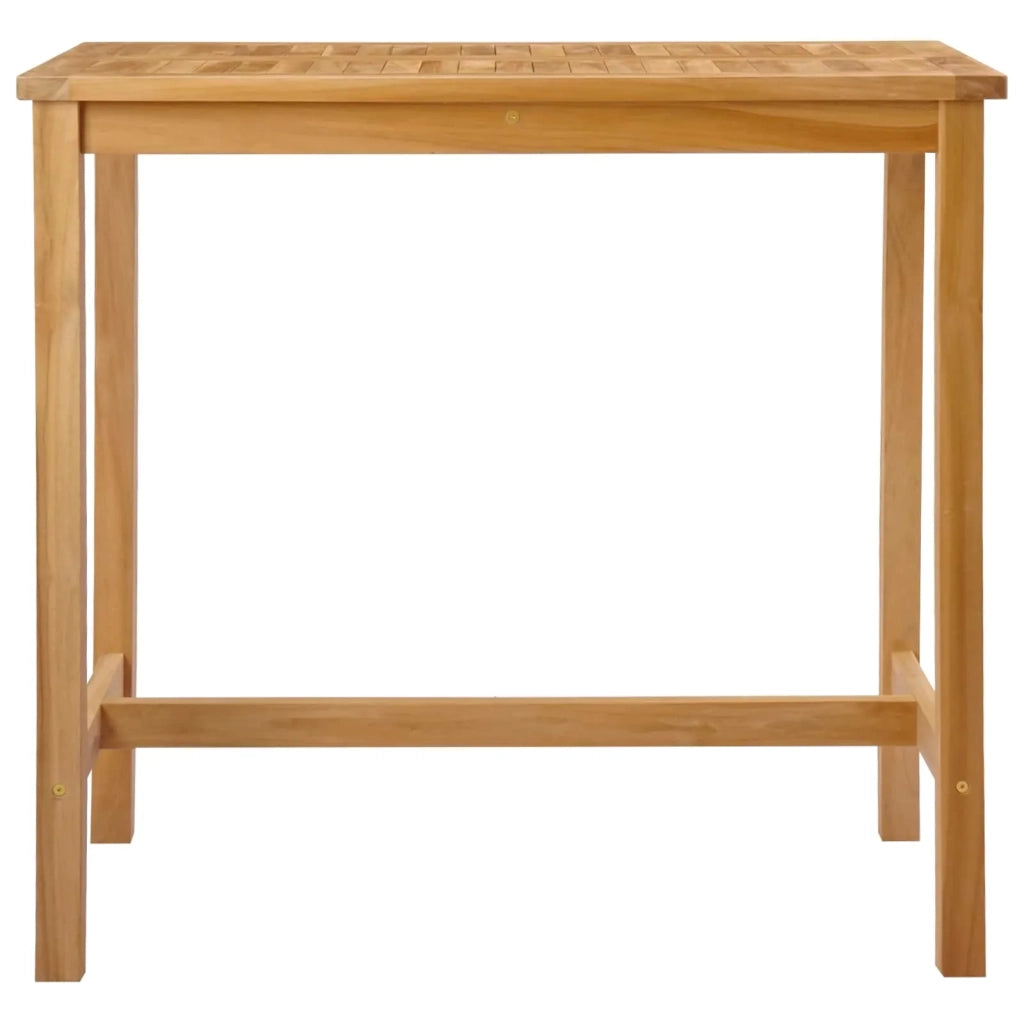 Tavolo da bar Naturale 110 x 60 x 105 cm Teak massello