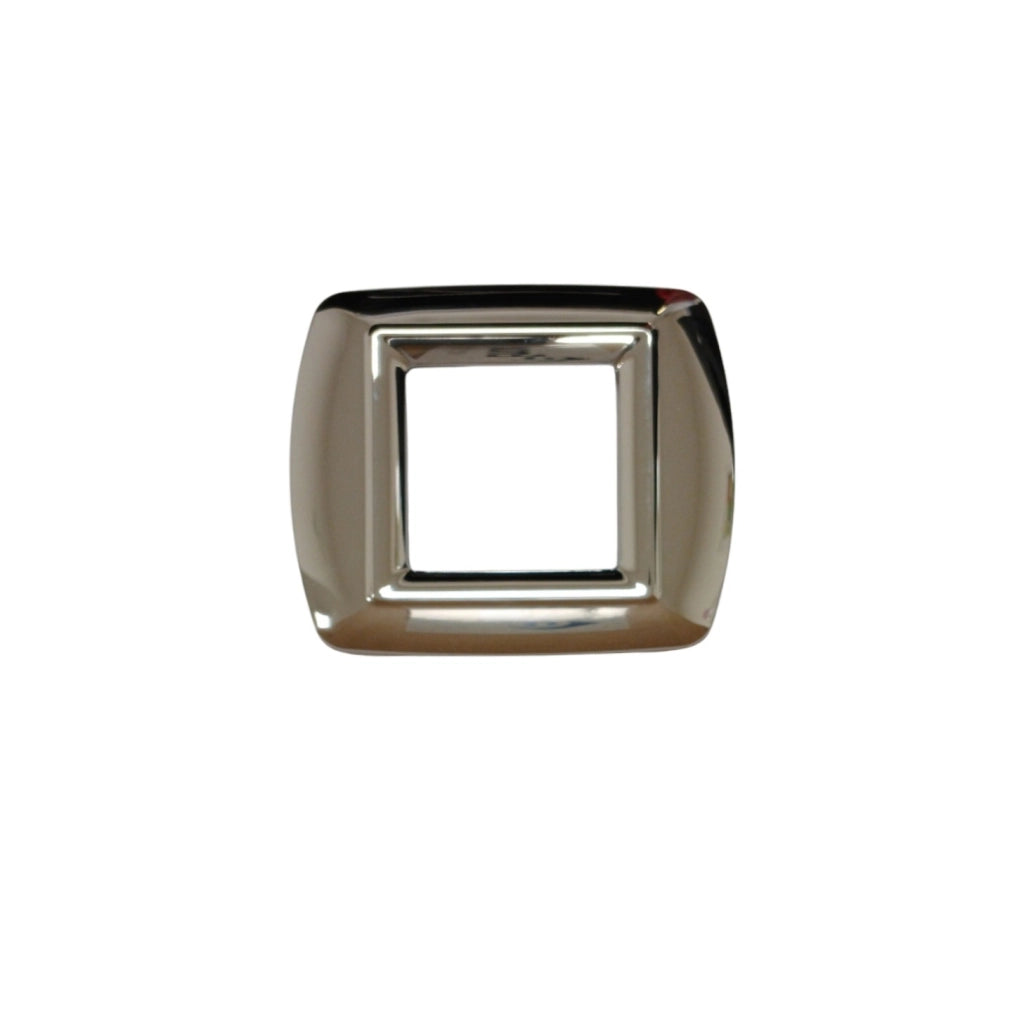 PLACCA MYLIFE 2 MODULI CROMO