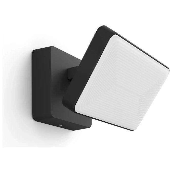 Philips 17435-30-P7 Hue White and Color ambiance Proiettore per esterni Discover LED 2300 lm IP44 regolabile con app e voce colore Nero