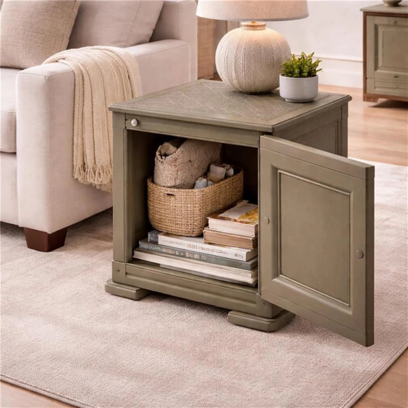 MOBILE 1 MODULO WENGÉ 40X43X46 CM CON ANTA FINITURA LEGNO – CONTENITORE COMPATTO SALVASPAZIO PER ZONA LIVING E INGRESSO