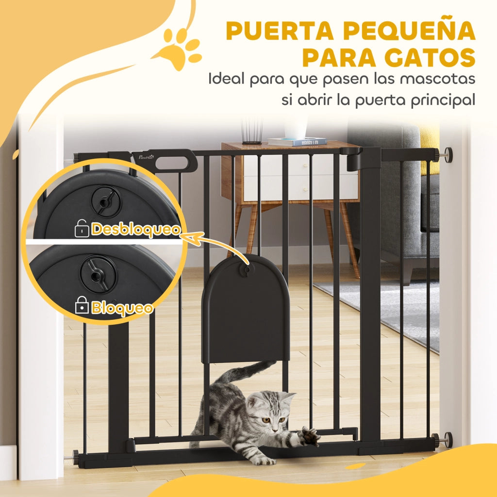 Barriera di Sicurezza per Cani ¨C zephmum ¨C Nero 75-103 cm