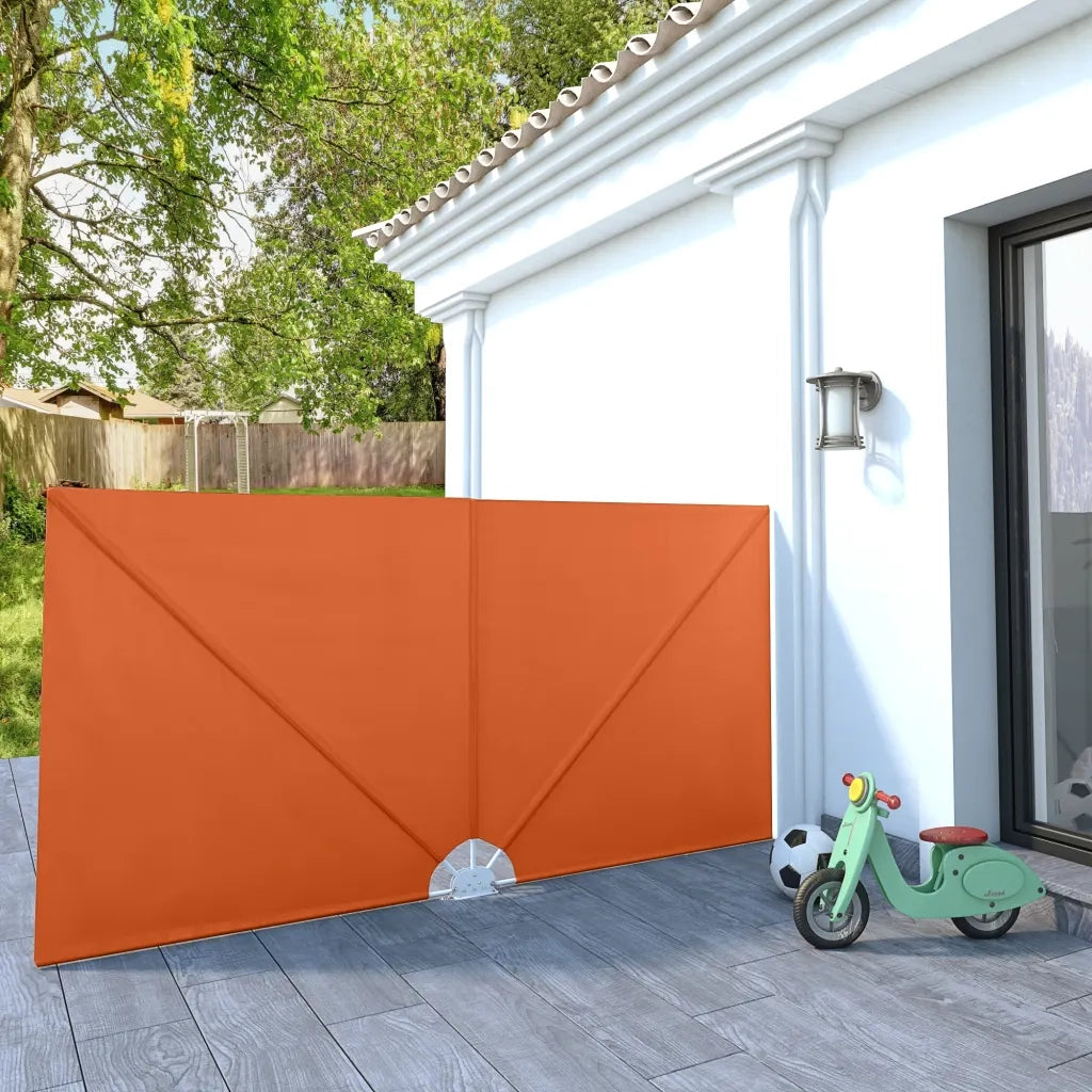 Tenda Laterale per Terrazza Pieghevole Terracotta 300x150 cm 44572