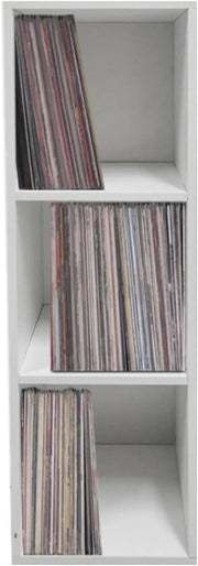 Cassetto di Archiviazione per LP, 3 Cassetti per Dischi, Libri e Accessori per la Casa