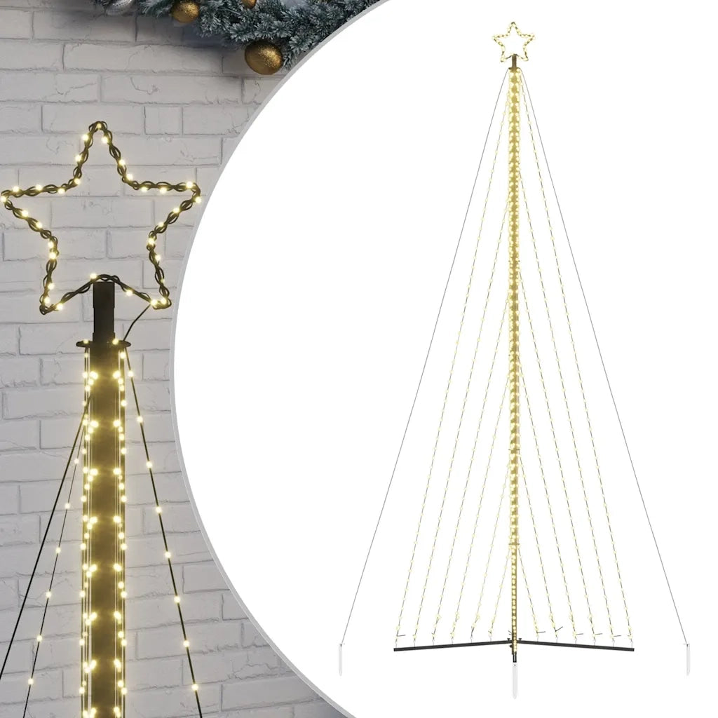 Albero di Natale a LED 789 LED Bianco Caldo 476 cm 4016444