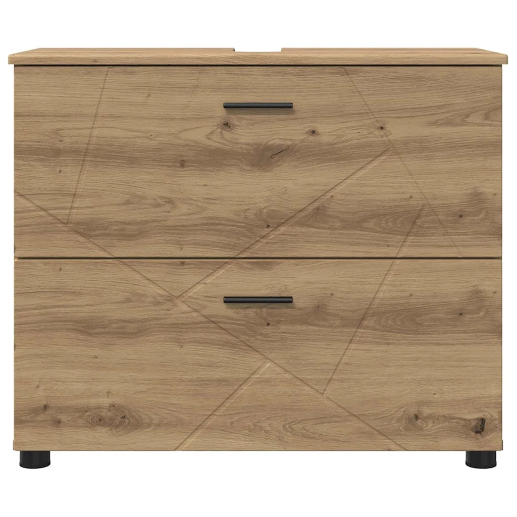 Mobile da Bagno con porta Rovere artigianale 76,5 x 35 x 64 cm 883303