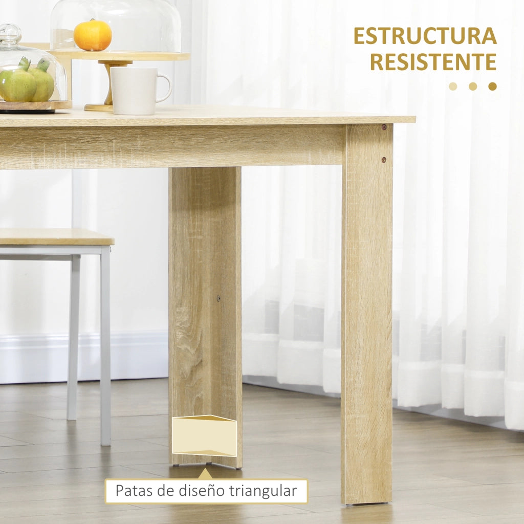 Tavolo da Pranzo Allungabile Moderno ¨C Minimal ¨C Legno Effetto Rovere 120x69x75 cm
