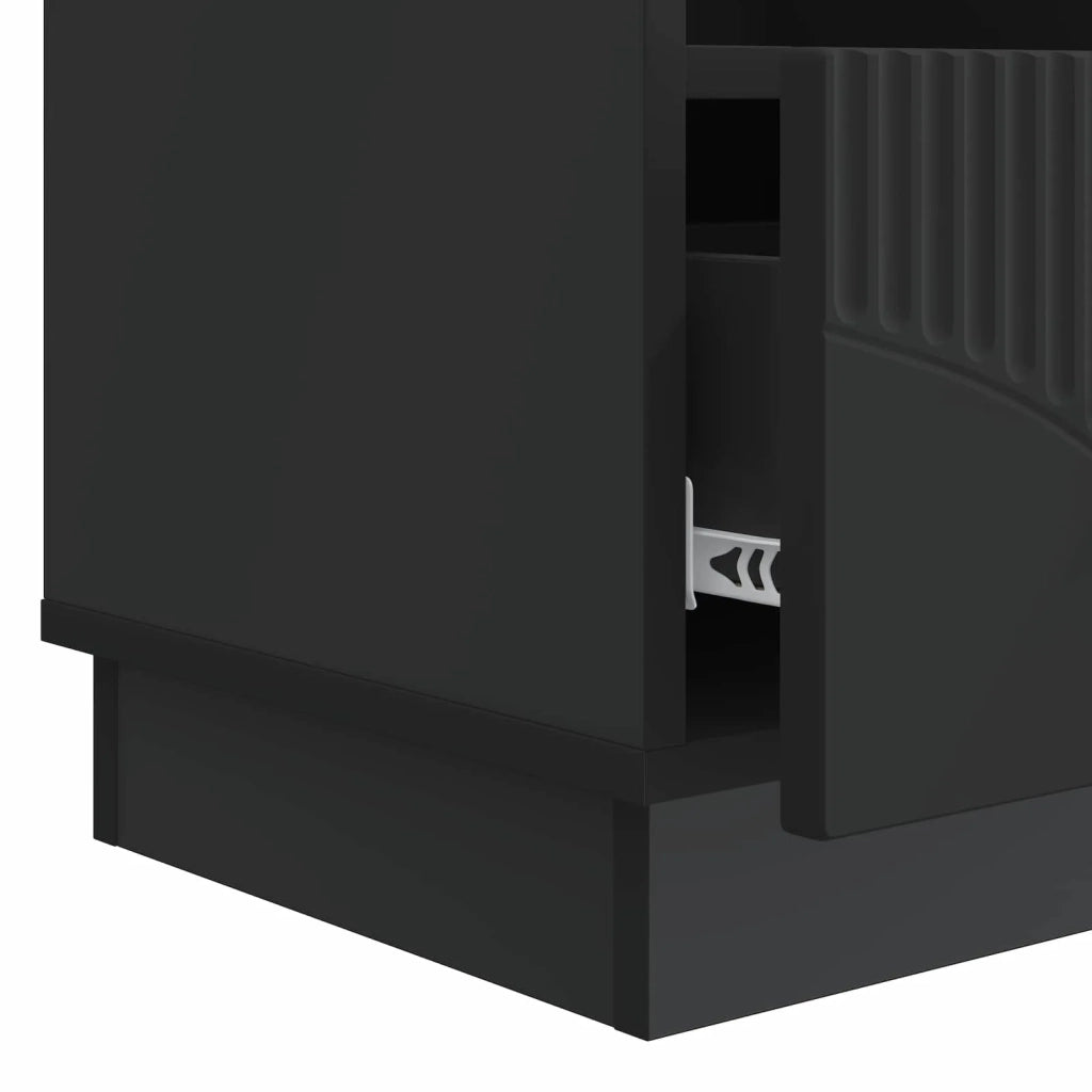 Mobile TV Nero 102 x 34,5 x 47 cm Legno ingegnerizzato 895366