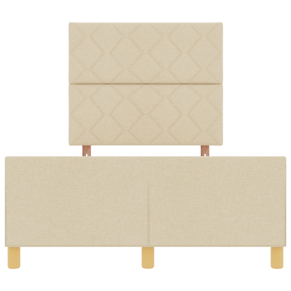 Letto in Panna - 120x190 cm, Tessuto