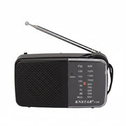 RADIO PORTATILE FM AM DUE BANDE ANTENNA TELESCOPICA 35 CM AUX 3.5 MM AS-07098