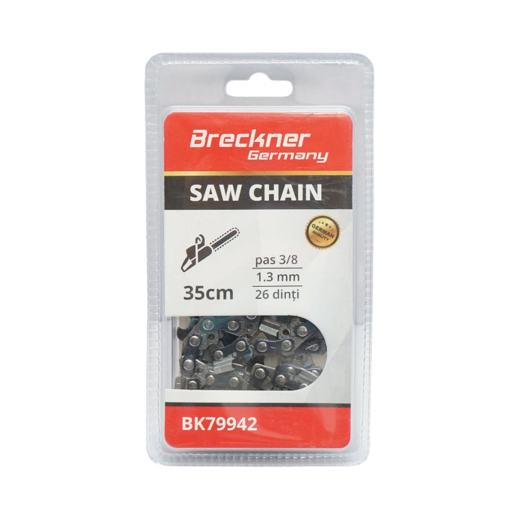 Catena per motosega, passo 3/8, 26 denti, 1,3 mm, lunghezza 35 cm Breckner Germany