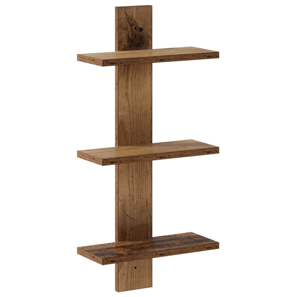 Scaffale da parete Legno di quercia 30 x 13.5 x 64.5 cm 8020319