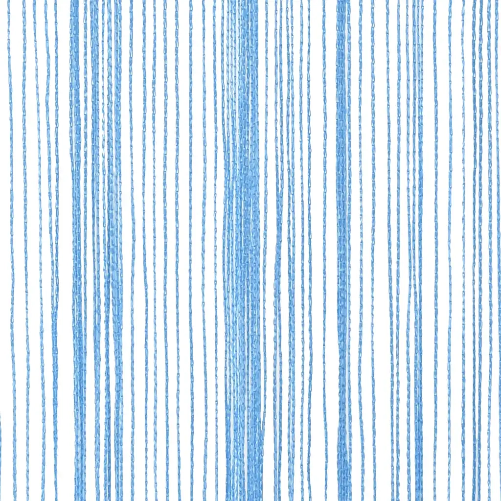Tende a Filo 2 pz Azzurro 140x250 cm 4102046