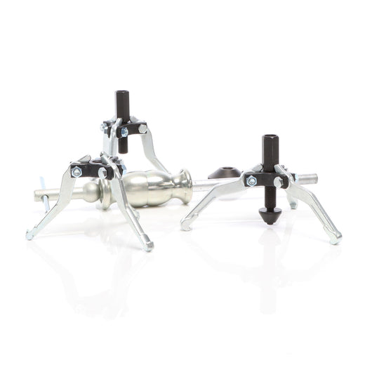 Set 5 pezzi estrattori a 3 bracci per cuscinetti interni ed esterni con martello scorrevole