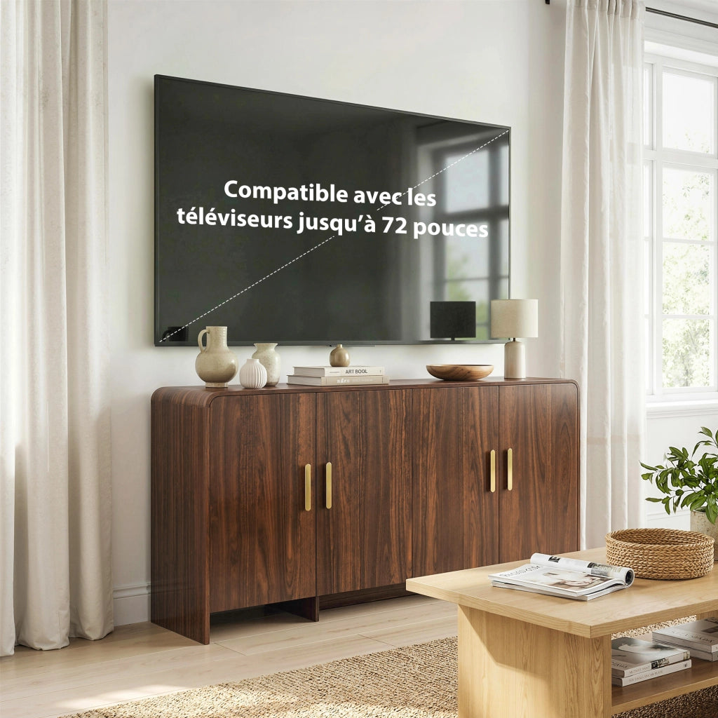 Armadio da cucina ¨C zephmum ¨C noce 152x40x80