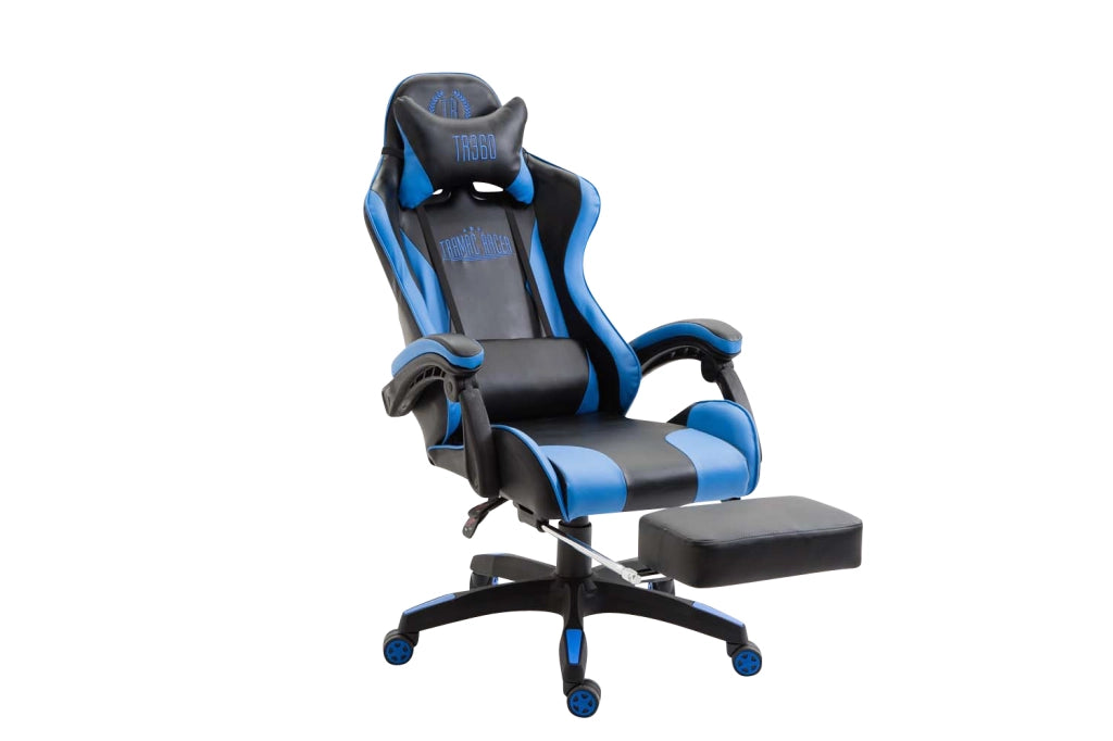 Poltrona gaming IGNITE in similpelle Nero/blu