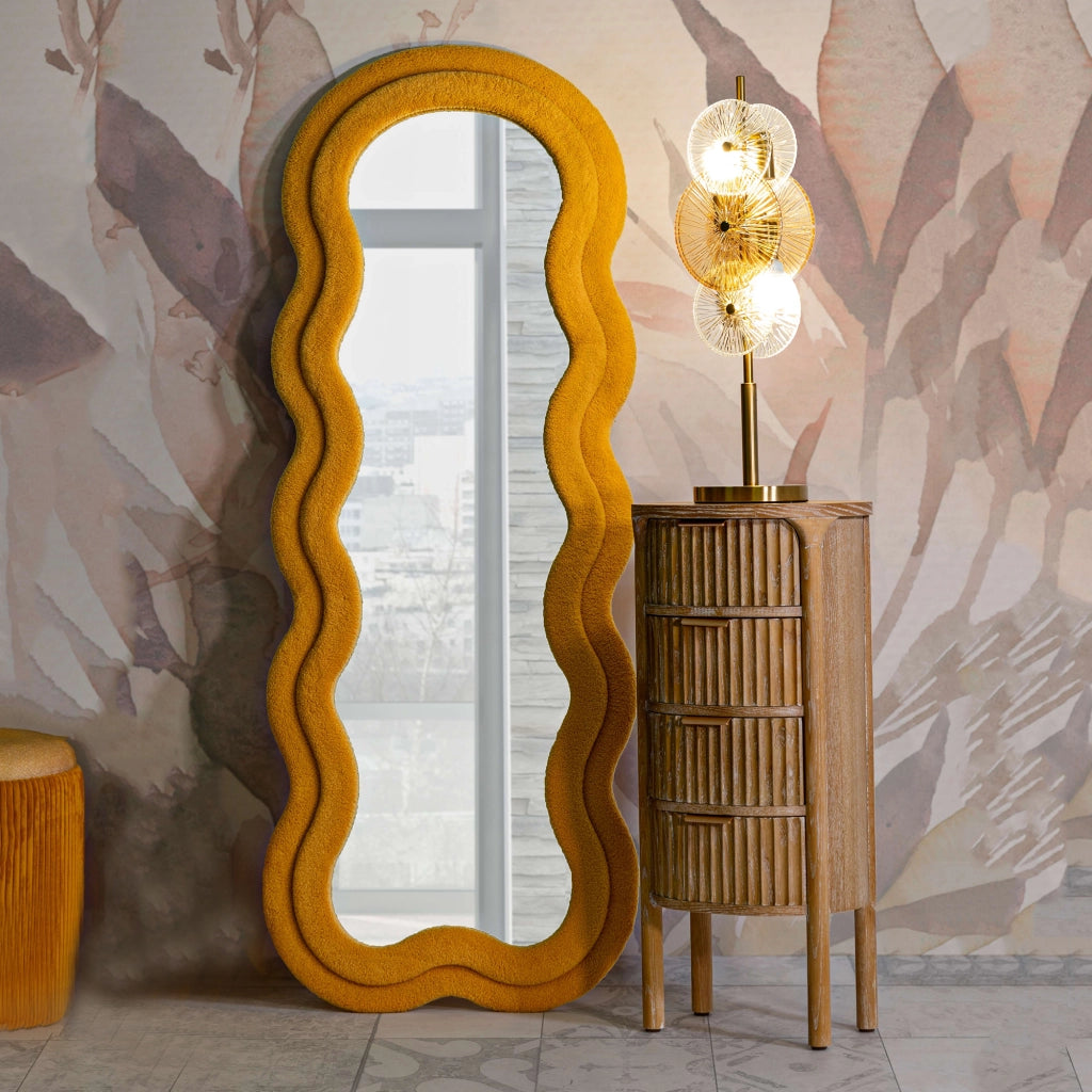 Falisa, Cassettiera 4 Cassetti, 38x34x82h cm Marrone Ciliegio