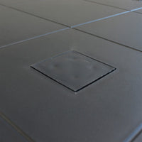 Tavolo Dallas 80x80x74 h cm in Wicker Antracite