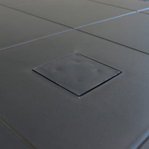 Tavolo Dallas 80x80x74 h cm in Wicker Antracite