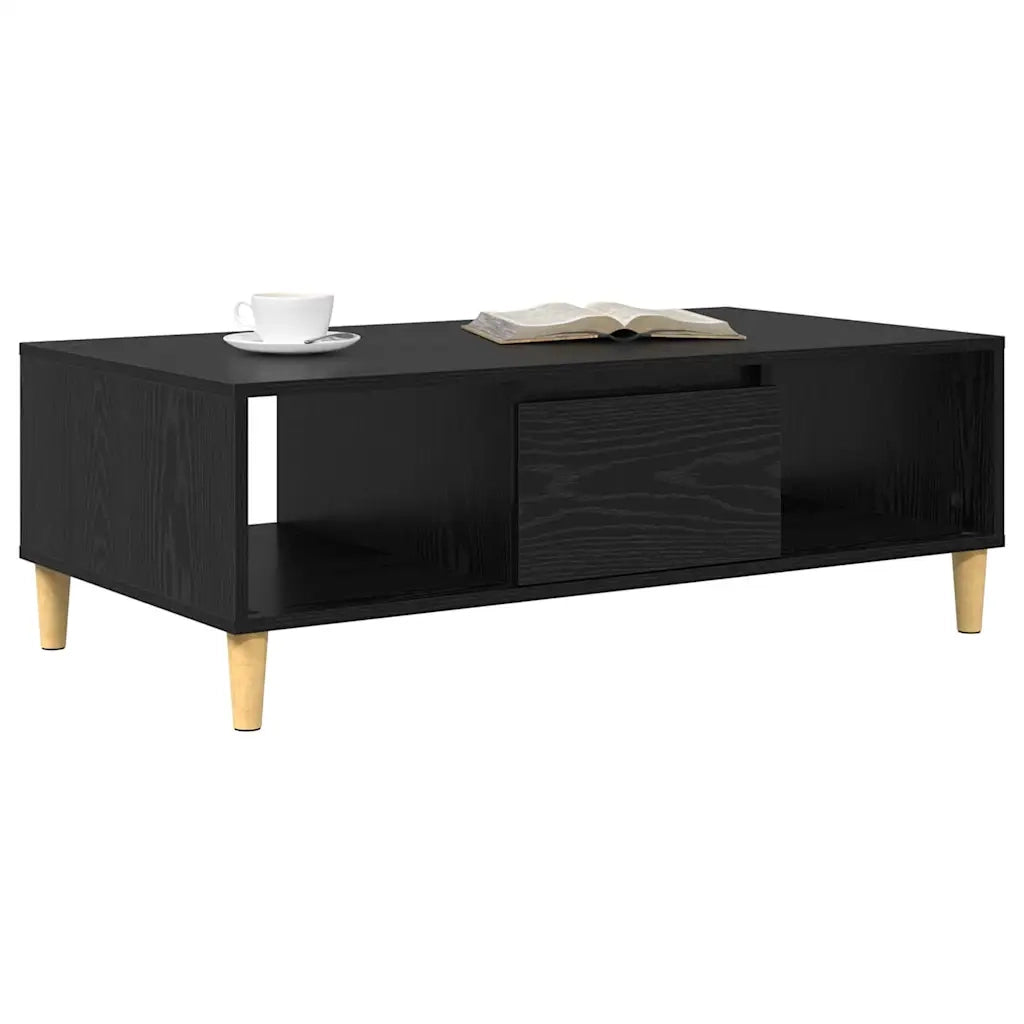 Tavolino da salotto Rovere Nero 102 x 55 x 35 cm 875121