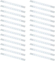 100 pezzi di supporto antiscivolo per grucce - Strisce di silicone trasparenti per grucce in legno e plastica - Utilizzo in casa e negozio