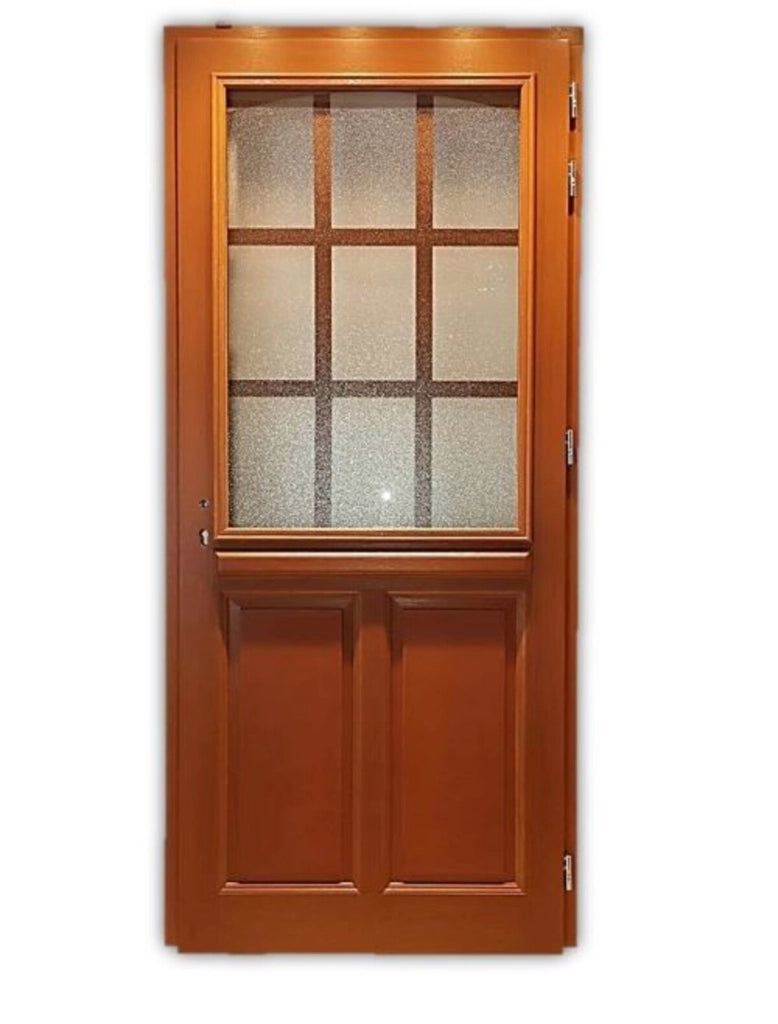 Porta d'ingresso in legno 'Alena' 215X90 a sinistra a spingere con maniglia e serratura senza maniglia