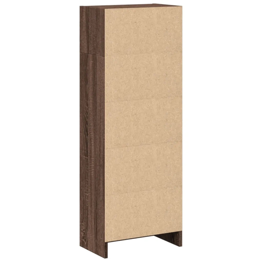 Libreria Rovere Marrone 40x24x109 cm in Truciolato 857780