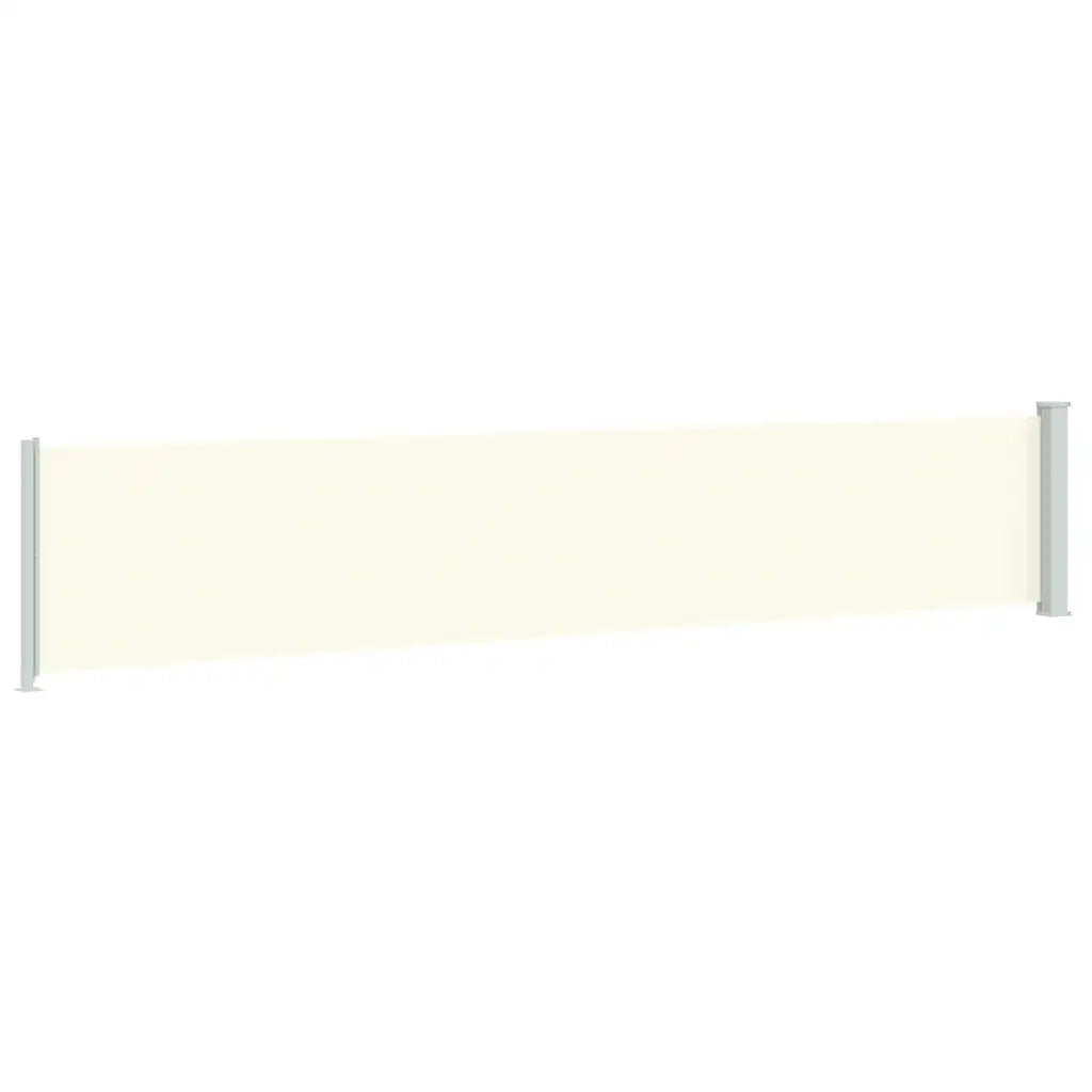 Tenda Laterale Retrattile per Patio 117x600 cm Crema cod mxl 14187