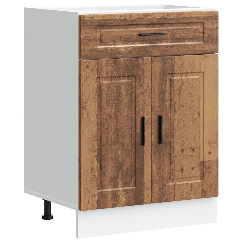 Pensile da cucina | Base da Cucina Porto Legno Antico in Legno Multistrato