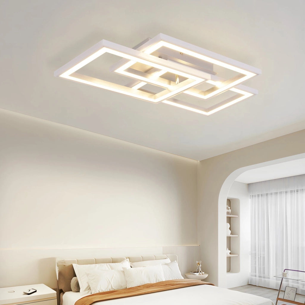 ZMH Lampada da soffitto plafoniera LED RGB dimmerabile telecomando per camera letto
