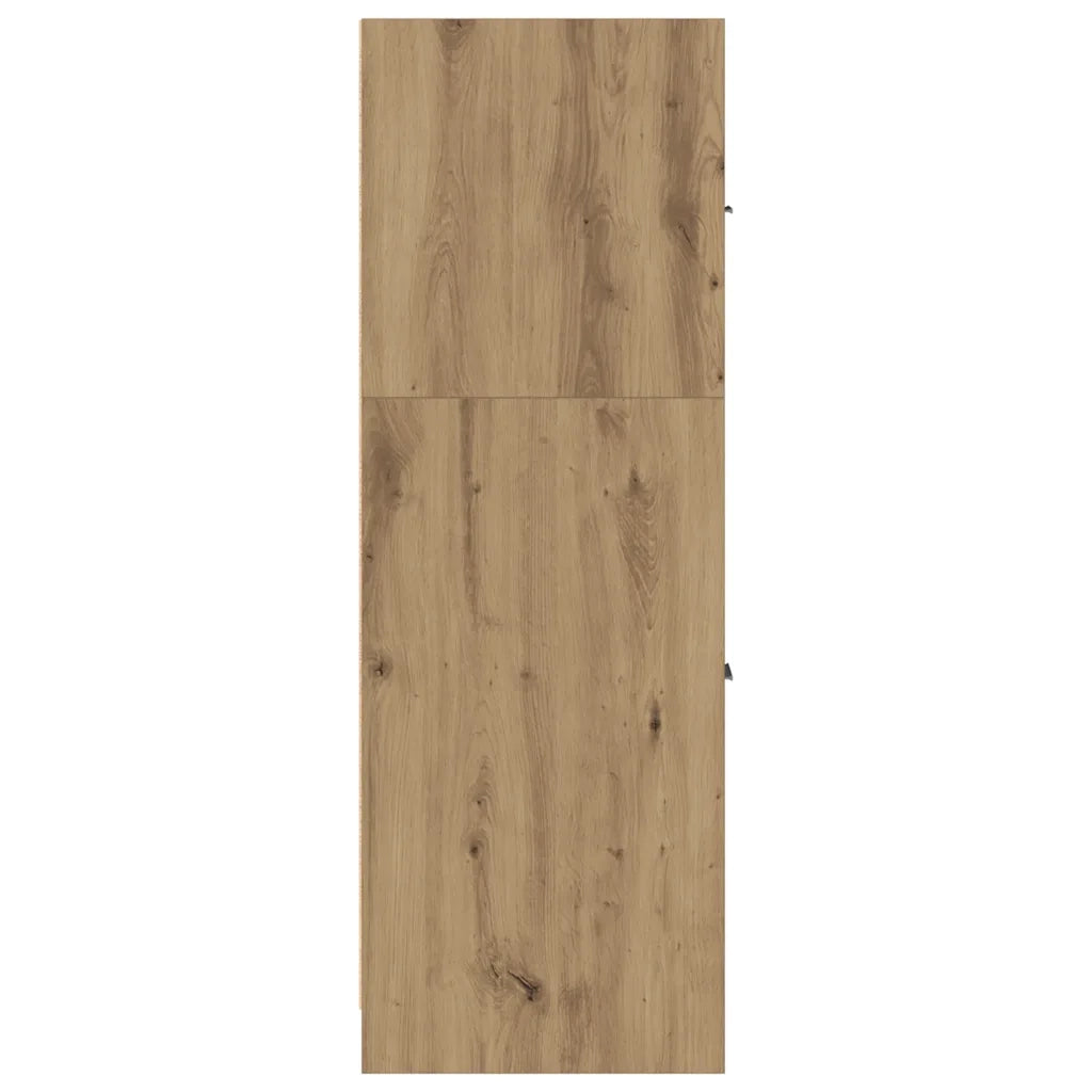 Armadietto da Farmacia Rovere 40x41x118 cm in Truciolato 855204