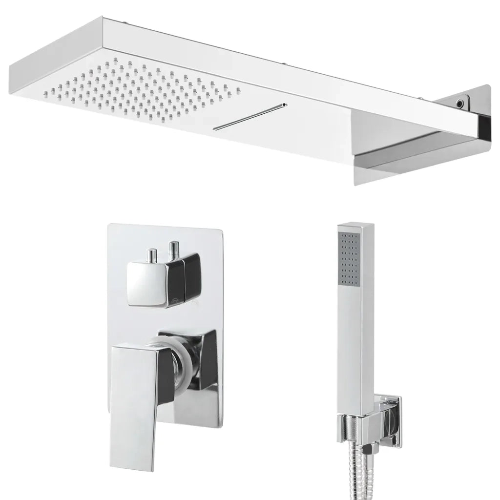 Sistema Doccia in Acciaio Inossidabile 201 Argento CFW8341362