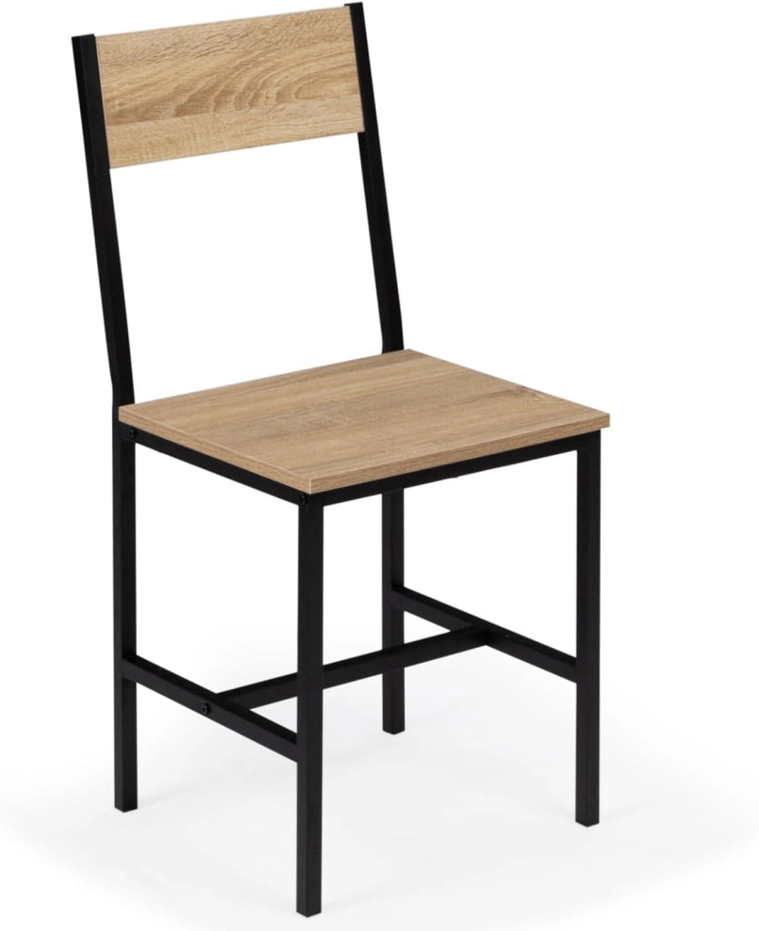 Lote de 4 sillas de cocina de diseño industrial DETROIT