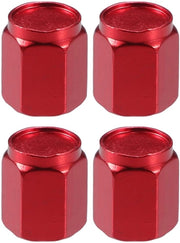 Ventilatori di gomma in lega di alluminio - Forma universale - 4 pezzi - Rosso - Portatile - Buona tenuta ermetica - Ventilatori di gomma a cinta