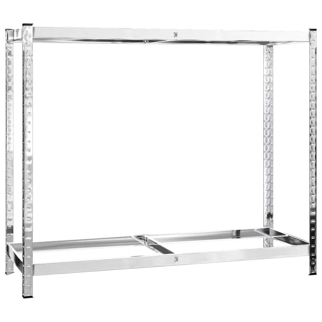 Portapneumatici a 2 Livelli 4pz Argento 110x40x110cm in Acciaio 3154231