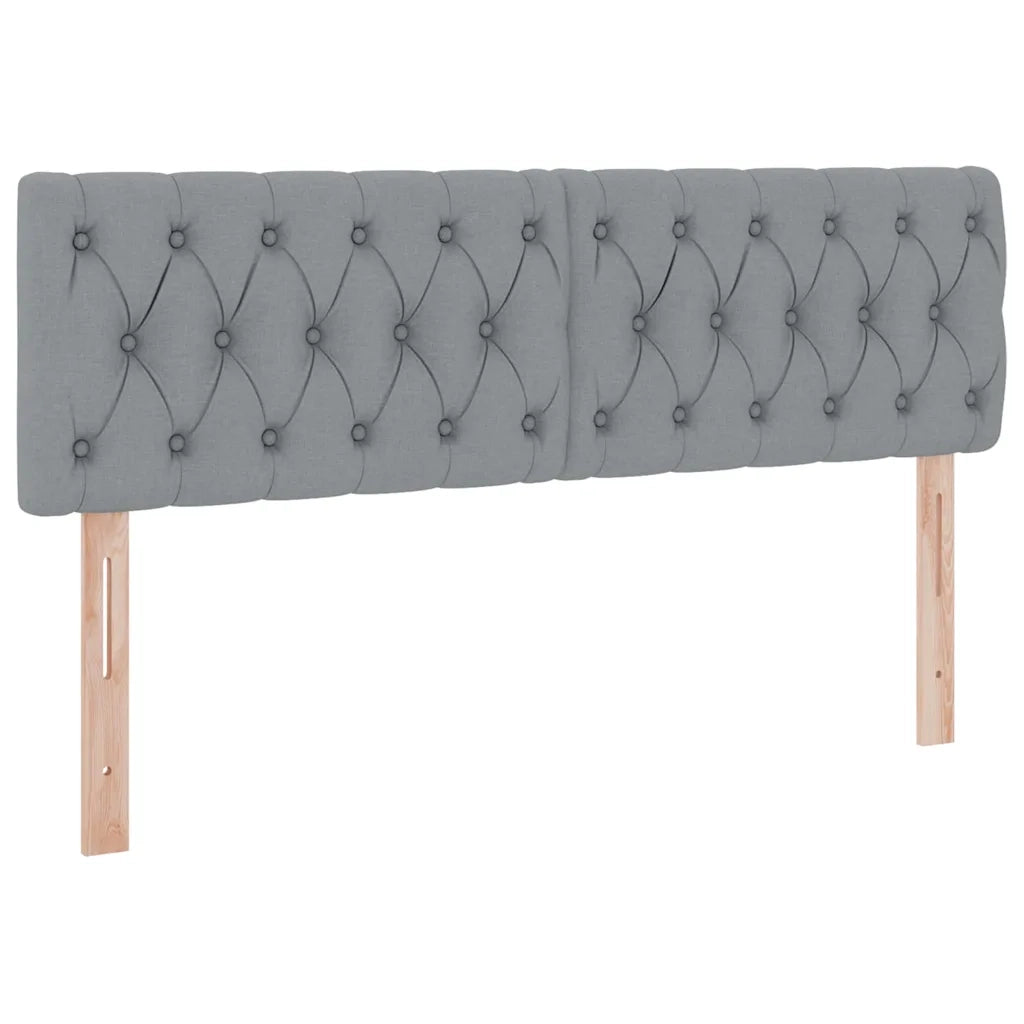 Letto con contenitore e materasso Grigio chiaro 140 x 190 cm 3370569