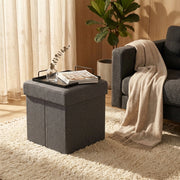 Pouf contenitore in stoffa - STOFFY