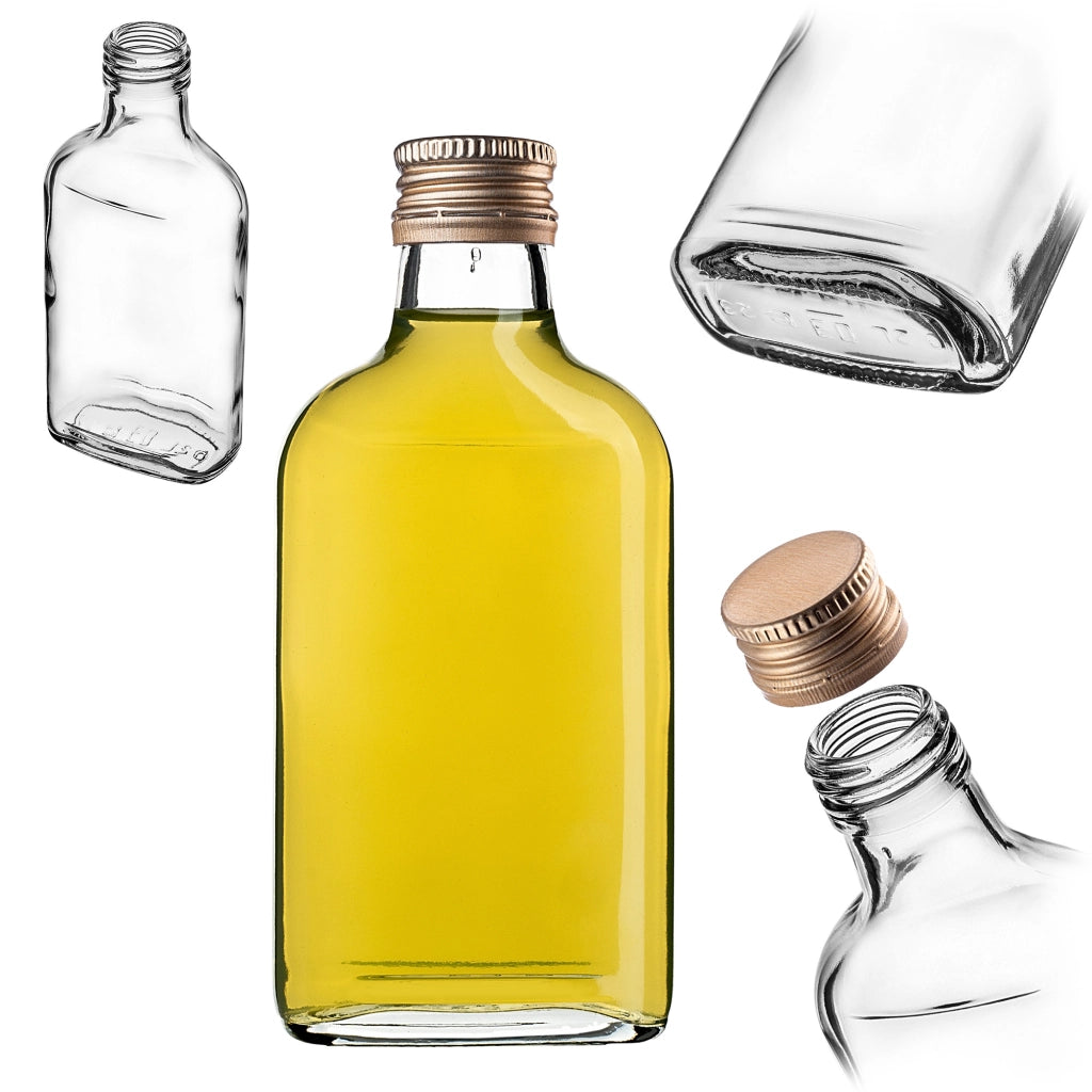 KADAX Butelka piersiówka 200ml BUT200 z zakrętką z