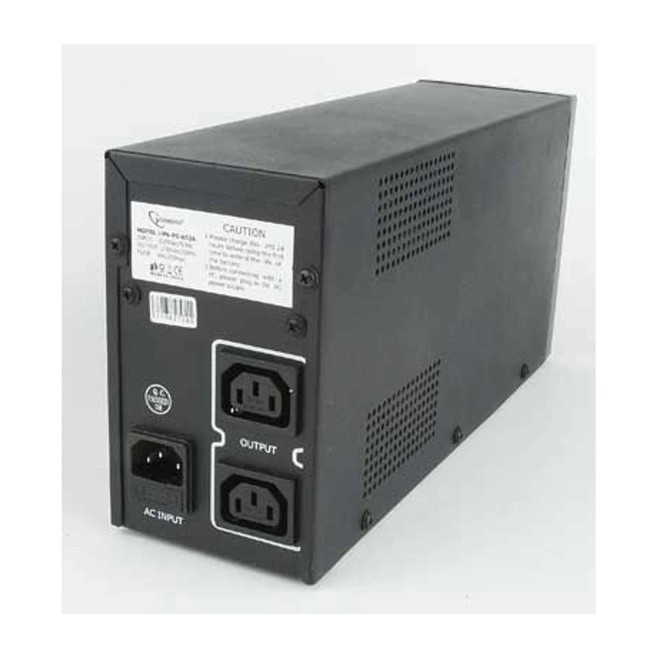 Gembird UPS-PC-652A alimentatore di energia ininterrotta (UPS) Line-Interactive 0,65 kVA 390 W 3 prese AC