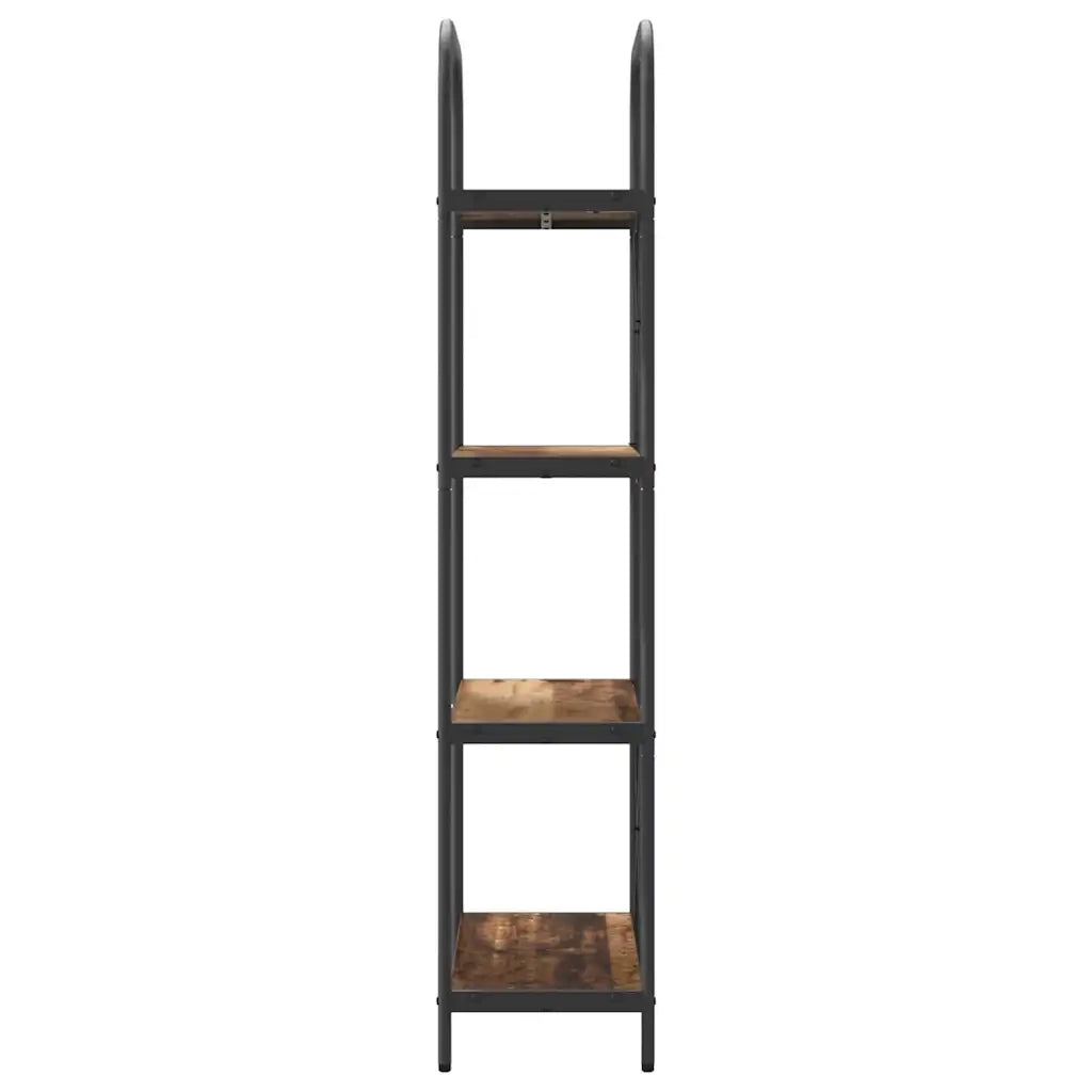 Libreria-Scaffale per Libri-Mobile di Stoccaggio Legno vecchio 60 x 30 x 146 cm Legno multistrato 138169