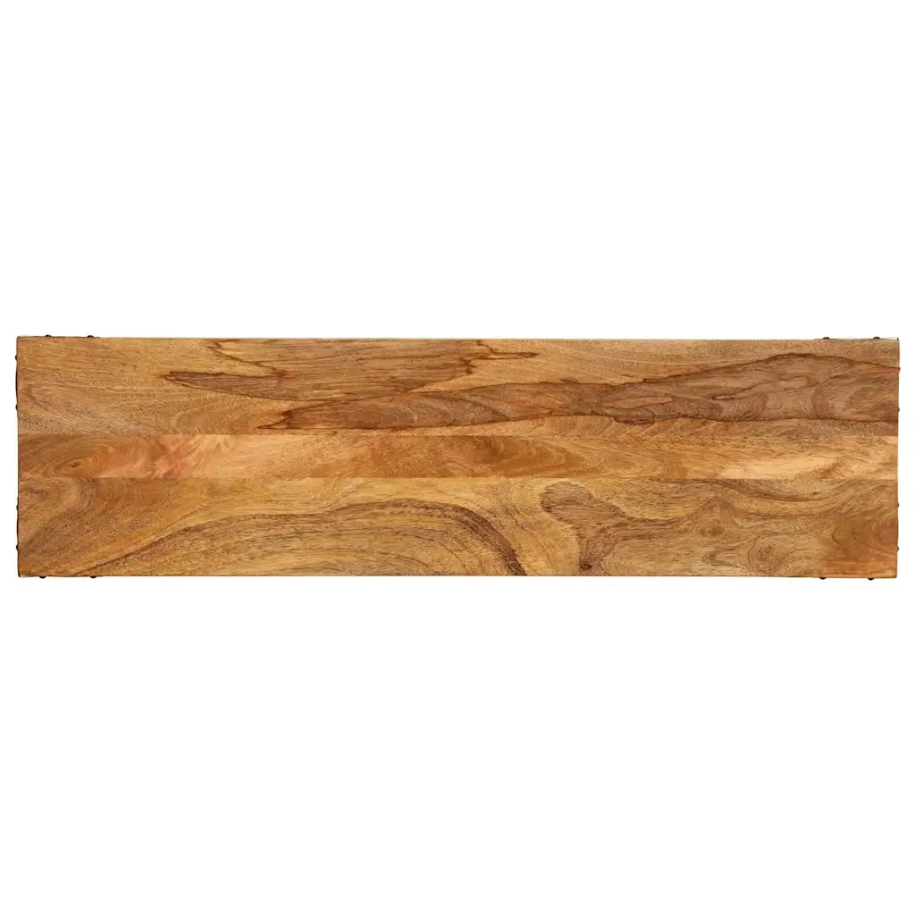 Tavolo Consolle 110x30x75 cm in Legno Massello di Mango