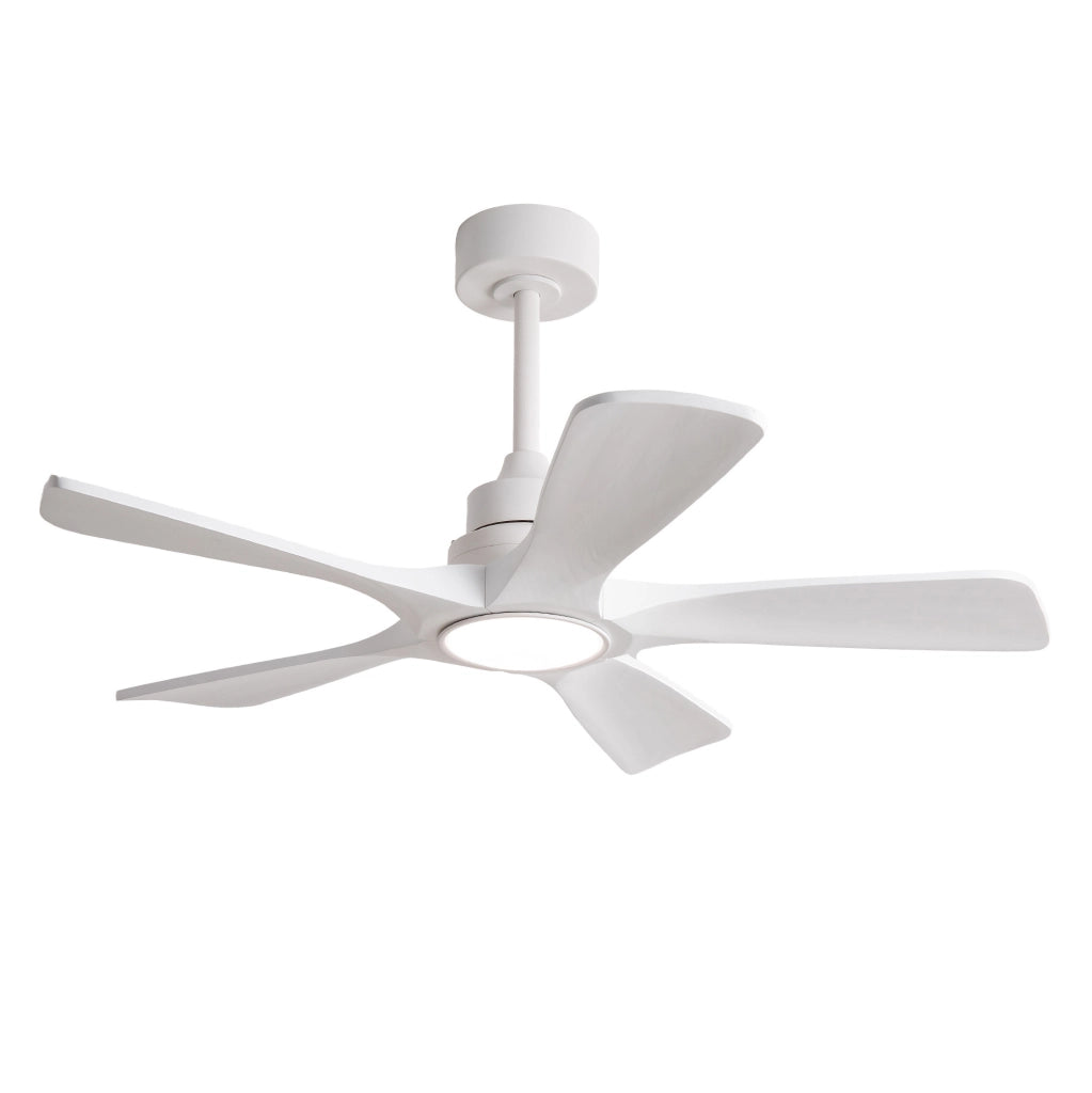 VENTILATORE DA SOFFITTO 106,68 cm Bianco LED dimmerabile con telecomando