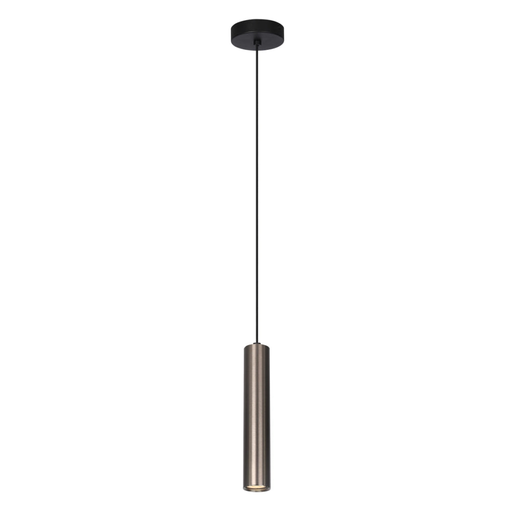 Sospensione Italux LOPUS marrone tubo 1xGU10 h130cm