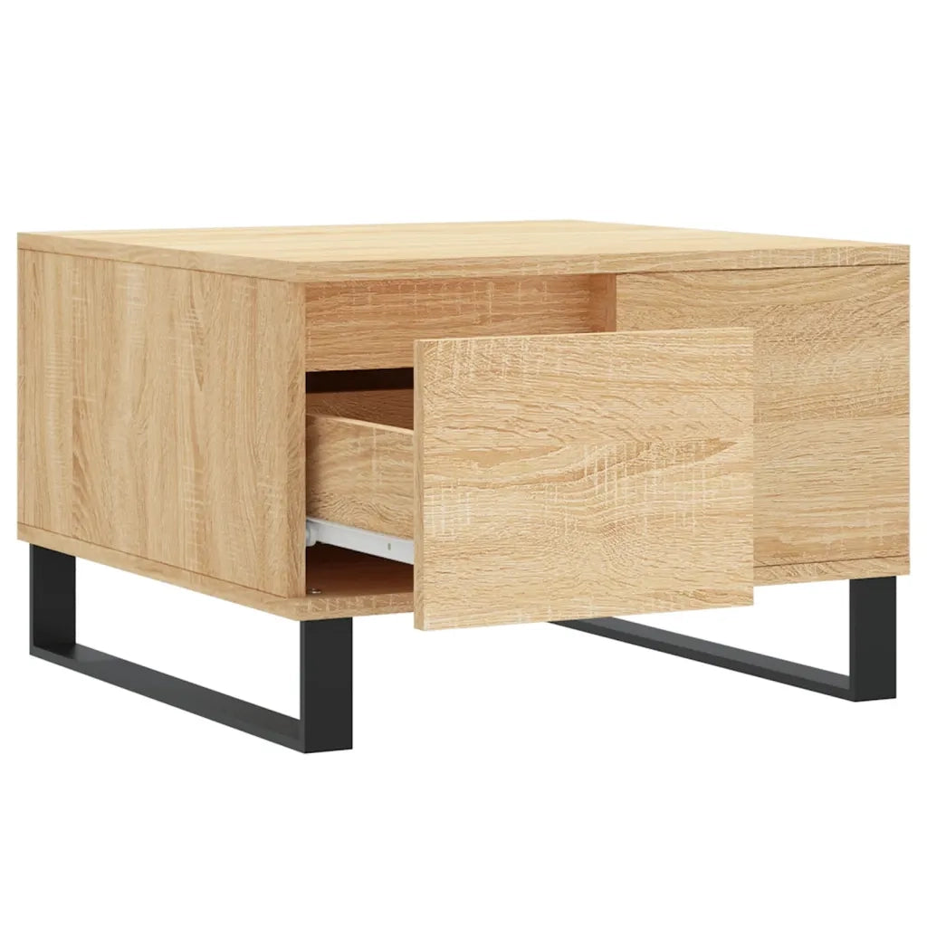 vidaXL Tavolino Salotto Rovere Sonoma 55x55x36,5 cm Legno Multistrato