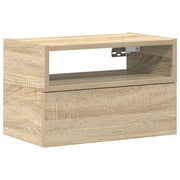 Comodino | Armadio da Notte | Mobiletto da notte a Muro Rovere Sonoma 45x26x28,5 cm