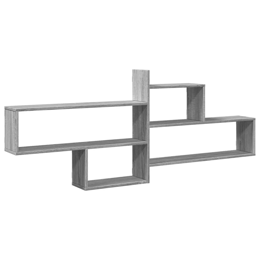 Mensola a parete | Scaffale a parete | Ripiano a parete Grigio Sonoma 167,5x18x68 cm in Truciolato