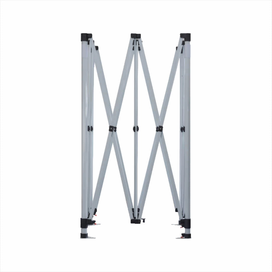 Gazebo da Giardino Pieghevole 3x4,5m in Alluminio e Tessuto Bianco