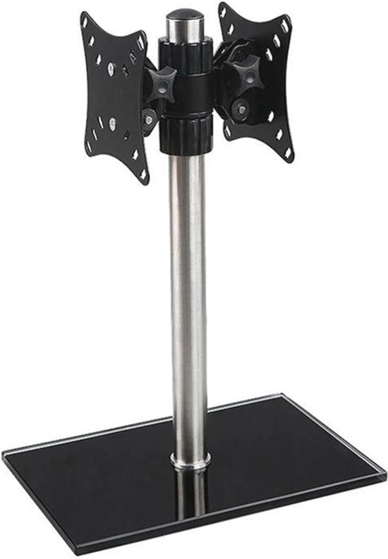 Monitorarm doppio lato per schermi da 14 a 27 pollici - Regolabile, inclinabile e rotabile